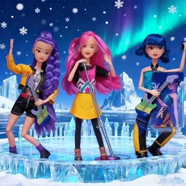 NEW Doll Toys Kpop Demon Hunters Action Figure Toy Rumi Mira Zoey / Beautiful Princess Baby Girl