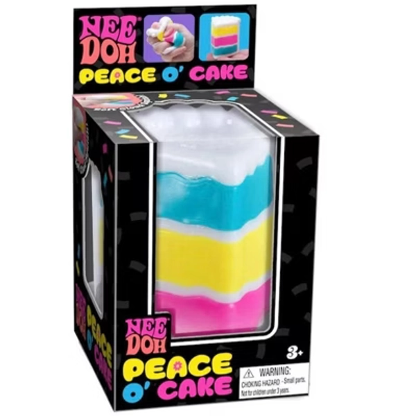 Schylling NeeDoh Peace O Cake Squishy Fidget Toy 1ct