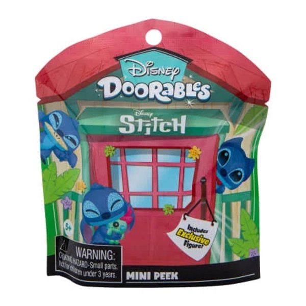 Disney Doorables Mini Peek Stitch Flocked Blind Bag