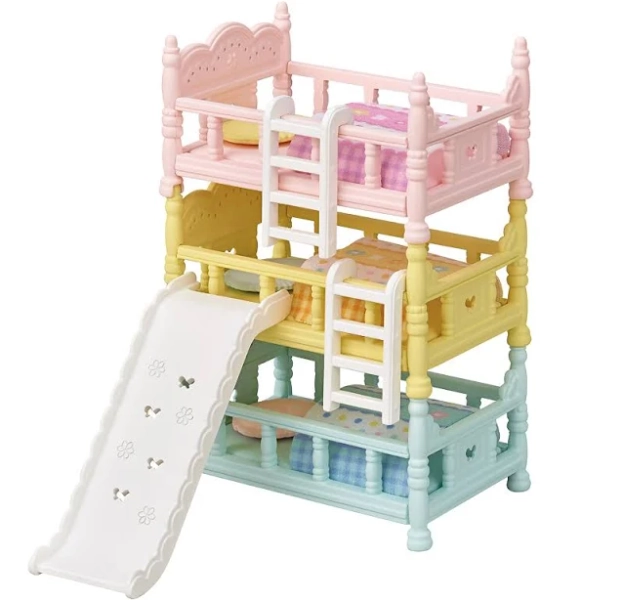 Calico Critters Triple Baby Bunk Beds