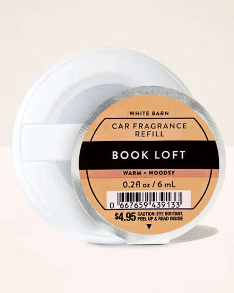 Book Loft Car Fragrance Refill