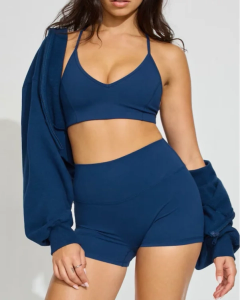 SoftActive Booty Shorts Midnight Blue