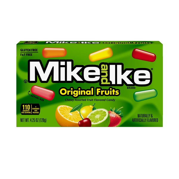 Mike and Ike Original Fruits Candy, 4.25 Ounce Theater Box, 1 Count