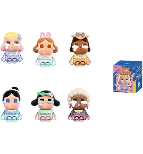 POP MART Crybaby Doll SHINY Collection Full Box 6 Pcs