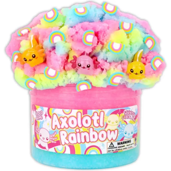 Axolotl Rainbow Dope Slime