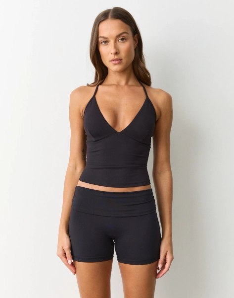 Active V Neck Halter Tank
