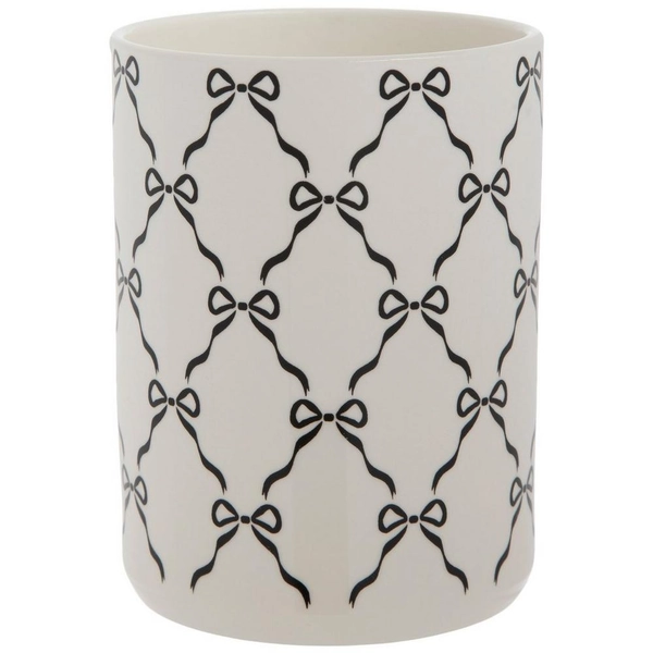 Black Bows Brush Holder