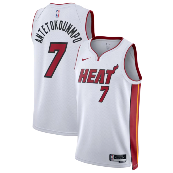 Giannis Antetokounmpo Miami Heat Nike Unisex Swingman Jersey - Association Edition - White