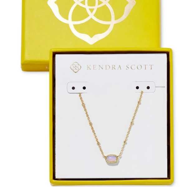 Kendra Scott Women's Boxed Mini Elisa Pendant Necklace