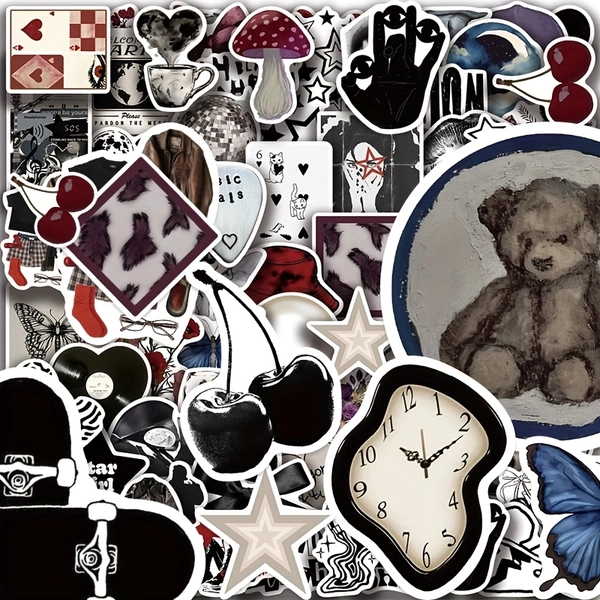 This Set of 102 Trendy Graffiti Stickers in Y2K Millennial Style Is Ideal for Decorating Phones, Drinking Glasses, Notebooks, And Luggage, Making It a Great Holiday Gift Option for Others.