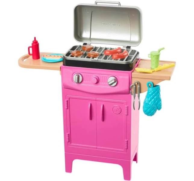 Barbie World Toy BBQ Grill Playset