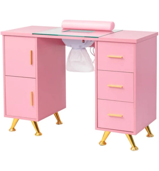 Hokku Designs Black Nail Manicure Table