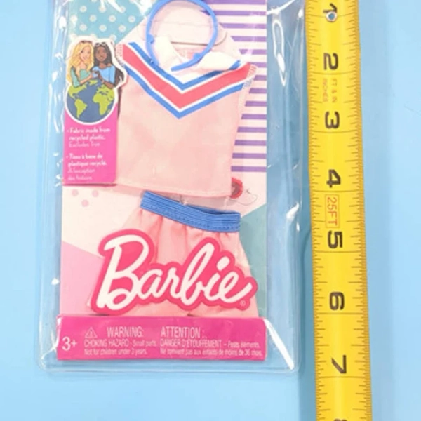 Barbie Exercise Athletic Sleeveless Shirt And Shorts Fashion Pack HBV34 Mattel - New Toys & Collectibles