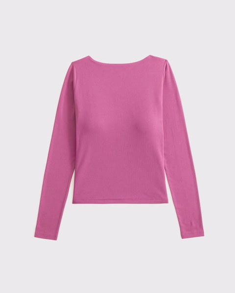 Bra-Free Cowl-Back Hardware Top