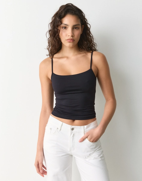 Built-In Bra Thin Strap Cami