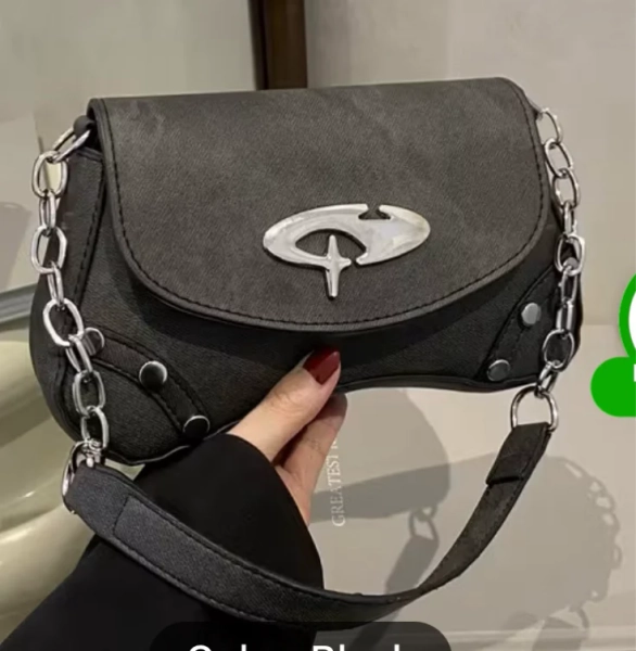 Women'S Synthetic Crossbody Bag - Elegant Small Purse with Open Top, Chain Strap, Minimalist Everyday & Formal Bag /Red/ - Easy-Clean Women'S Shoulder Bag for Casual Formal Events, Versatile Accessory, Chic Design, Durable Material, Textured Finish