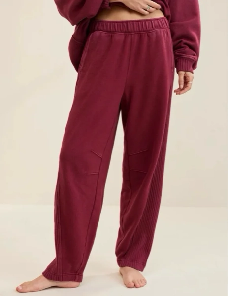 Aerie red Barrel Sweatpant