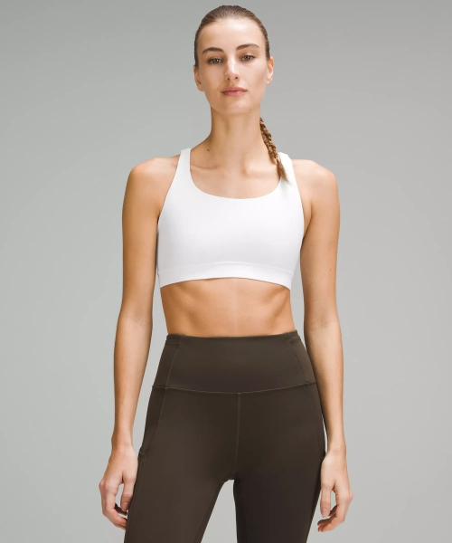 lululemon Energy Bra *Medium Support, B–D Cups - White - 10