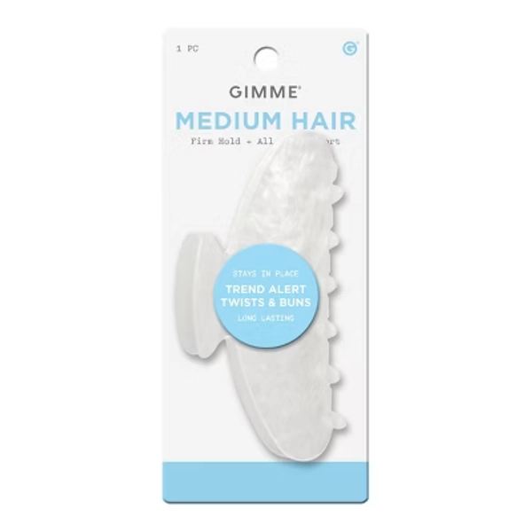 Gimme Beauty Medium Fashion Pearl Acrylic Claw Clip