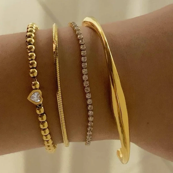 Micci 18K Gold Plated Waterproof Anti-Tarnish Jewelry