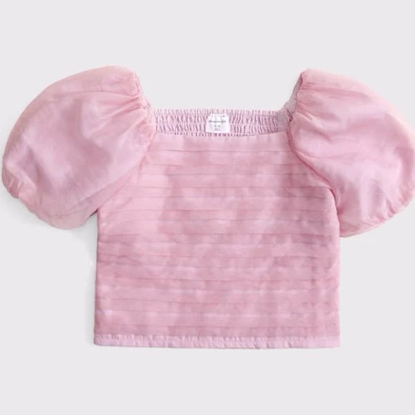 Abercrombie Kids Emerson Puff Sleeve Top