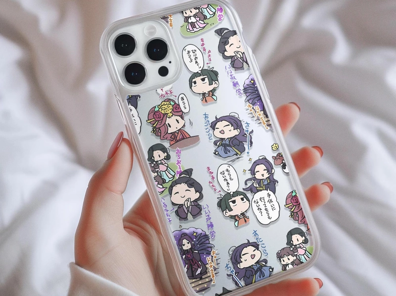 Anime Clear The Apothecary Diaries phone case Gift for anime fan iphone 16 15 14 plus pro Max 13 mini 11 12  Samsung Galaxy