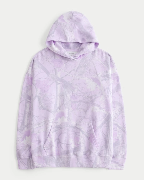 Hollister Feel Good Oversized Camo Hoodie