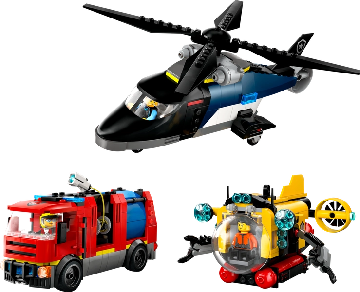 Helicopter, Fire Truck & Submarine Remix