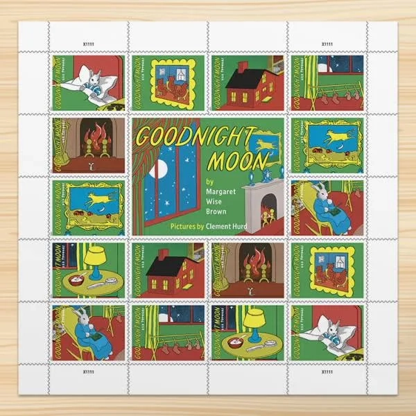 Goodnight Moon Stamps Sheet of 16