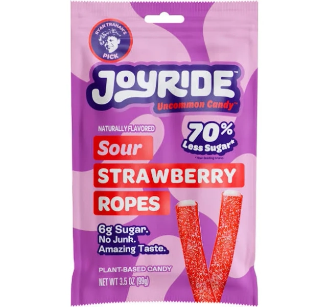 Joyride Sour Strawberry Ropes