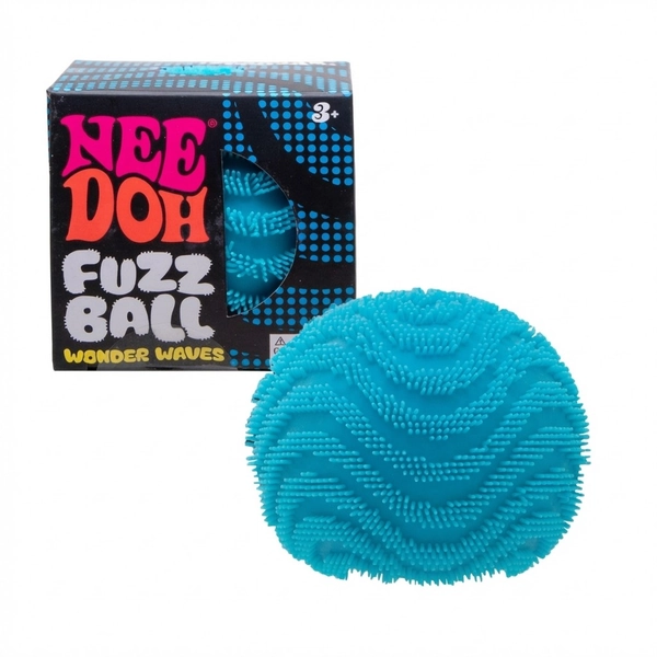 NeeDoh Fuzz Ball Wonder Waves Sensory Fidget Squeeze Squishy Stress Reliever Toy