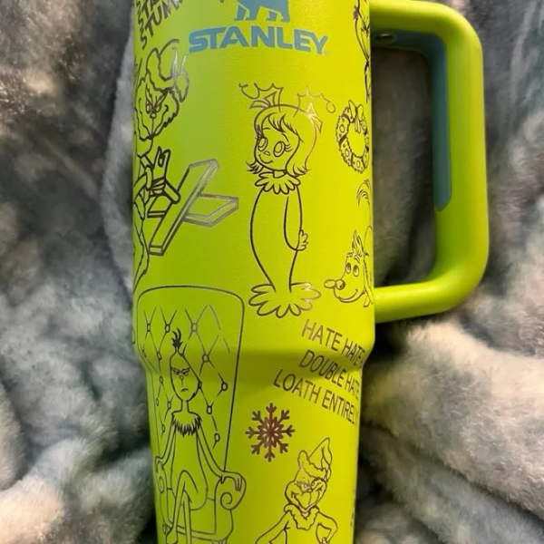 Stanley 30oz Engraved The Grinch - New Home
