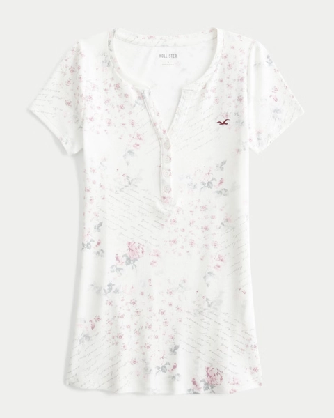 Short-Sleeve Icon Henley