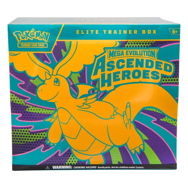 Pokemon  Trading Card Game: Mega Evolution Ascended Heroes Elite Trainer Box - Walmart.com