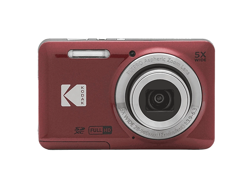 KODAK PixPro FZ55 rot Digitalkamera Rot, 5 x opt. Zoom, LCD