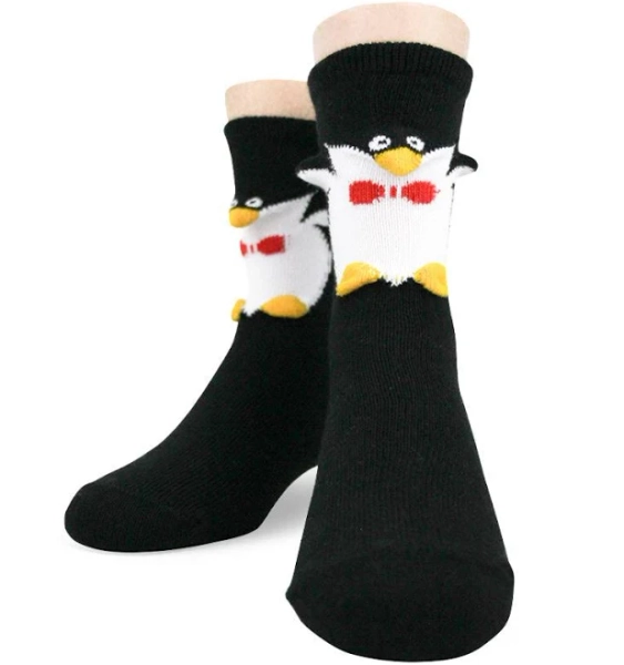 Penguin 3D Kids' Socks | Fun Socks for Christmas & Winter