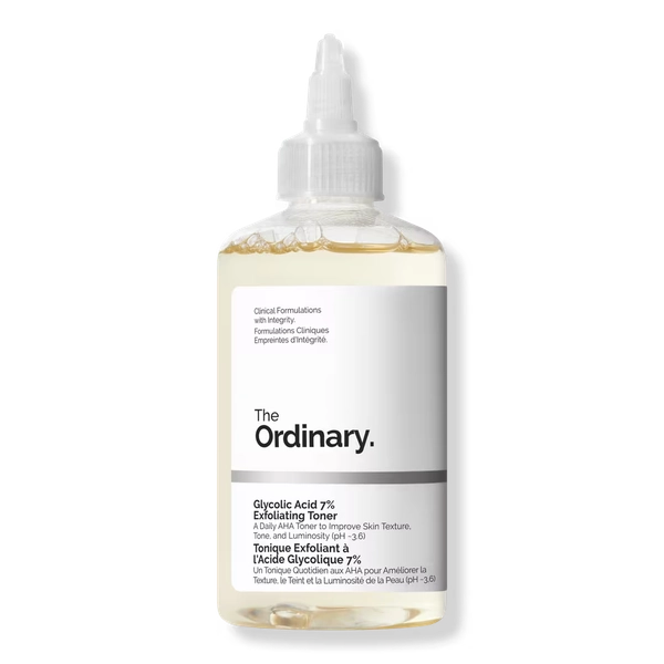 The Ordinary - 8.0 oz Glycolic Acid 7% Exfoliating and Brightening Daily Toner | Ulta Beauty