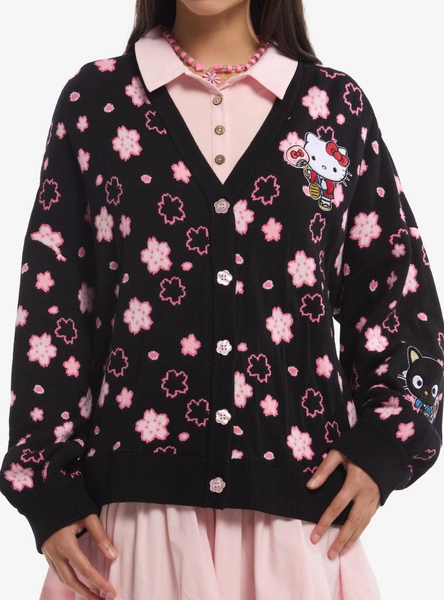 Hello Kitty And Friends Cherry Blossom Girls Cardigan