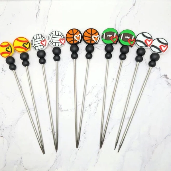 Amigurumi Sewing Sticks: Sports Ball Crochet Knitting Tools, Set of 2