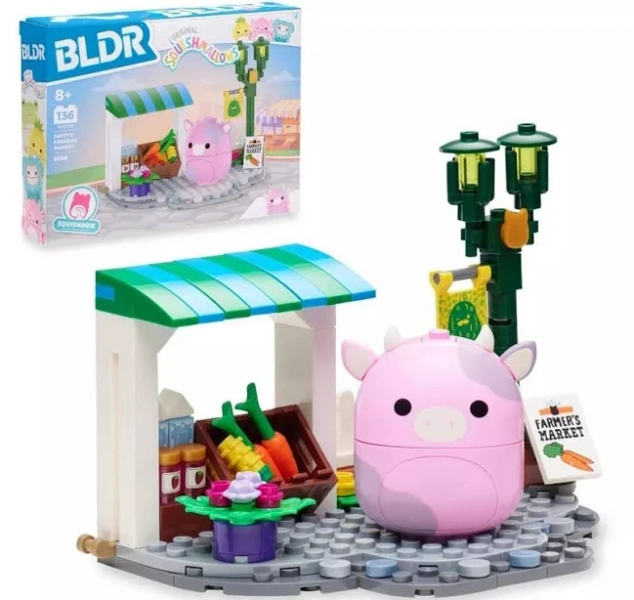 Squishmallows Patty's Farmers Market Building Set