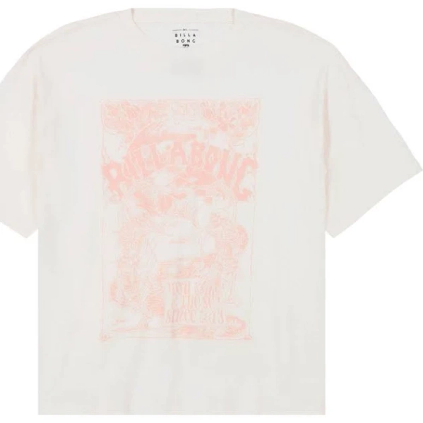 Billabong Girls' Oversized You Me The Sea Graphic T-Shirt