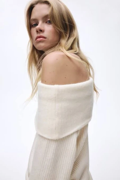 H&M Ladies Off-The-Shoulder Sweater