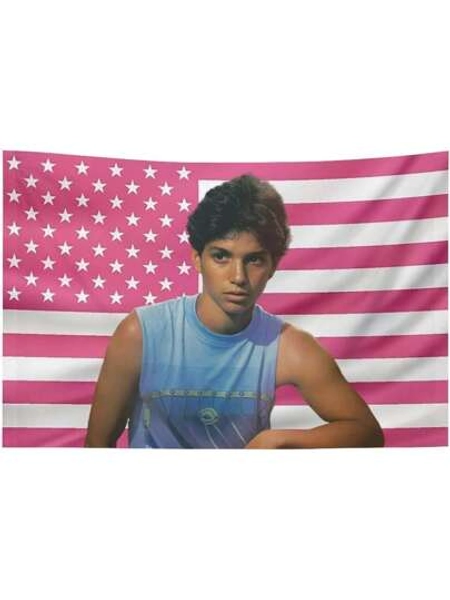 Funny Ralph American Flag Tapestry That Can Be Used In Kitchen, Living Room, Bedroom, Dining Room,Macchio Outdoors