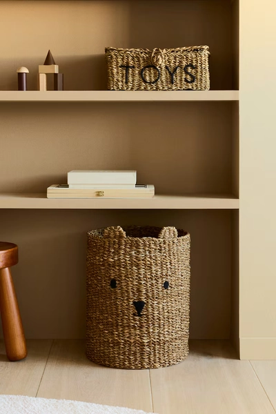 Cesto intrecciato - Beige