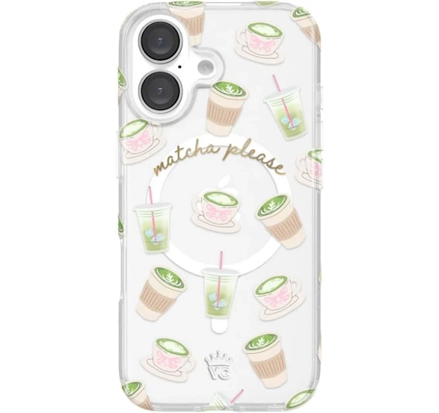 Velvet Caviar iPhone Matcha Please Coffee-Matcha Cute Phone Case
