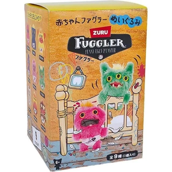 Dream Blossom Fuggler Baby Fugg Plush Doll Mistery Box (Blind Box)(9 Types) random Random Style (Approx.10cm)