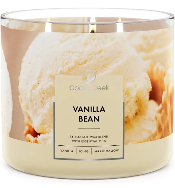 Goose Creek Vanilla Bean 3 Wick Tumbler Candle