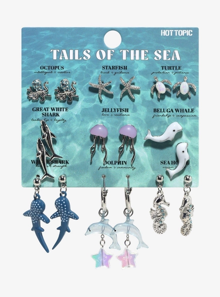 Ocean Creatures Earring Set