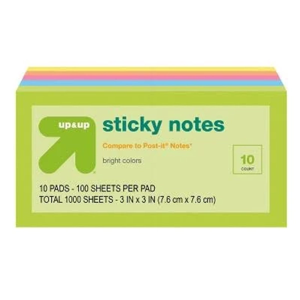 up&up Sticky Notes 10pk