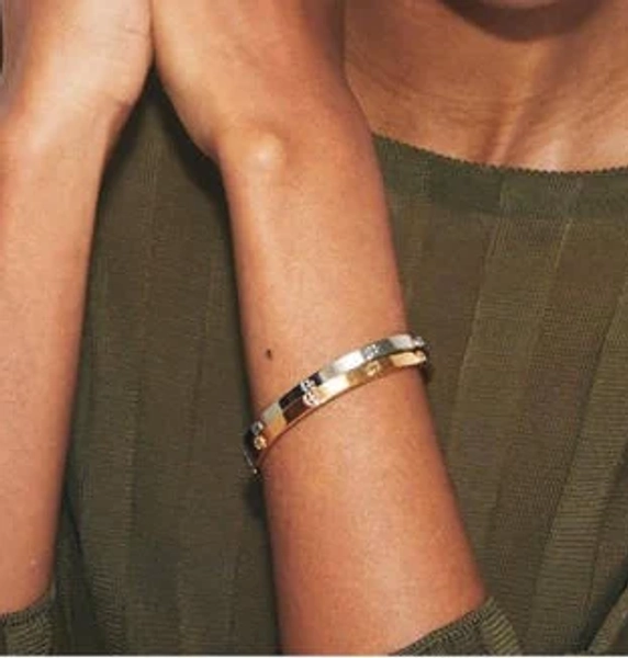 Tory Burch Women's Miller Cuff Bangle - Gold